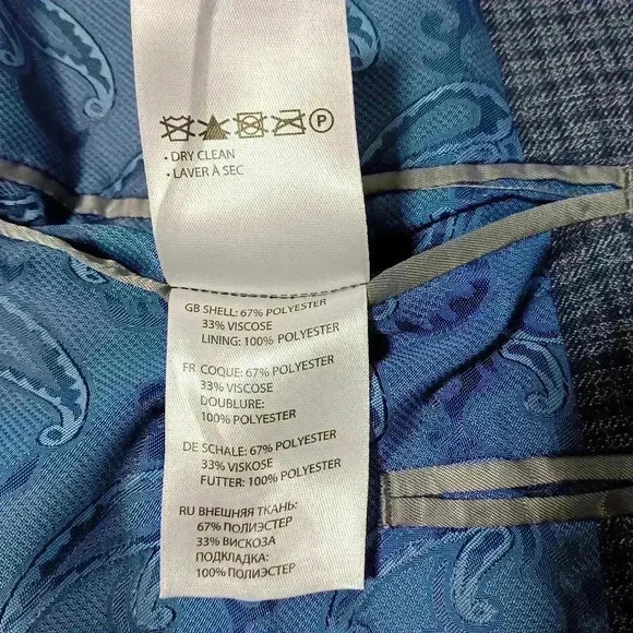 Men's NWT Oak Hill 2 button Blazer.  Size 2XL - Picture 9 of 10